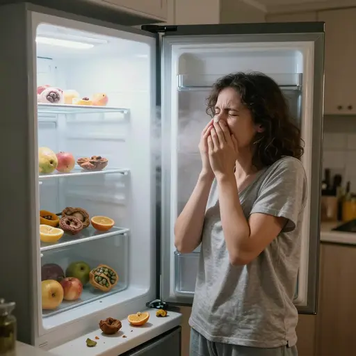 从那个被忽略的冰箱里散发出的恶臭，让每一个走进房间的人都产生了生理性的反胃。