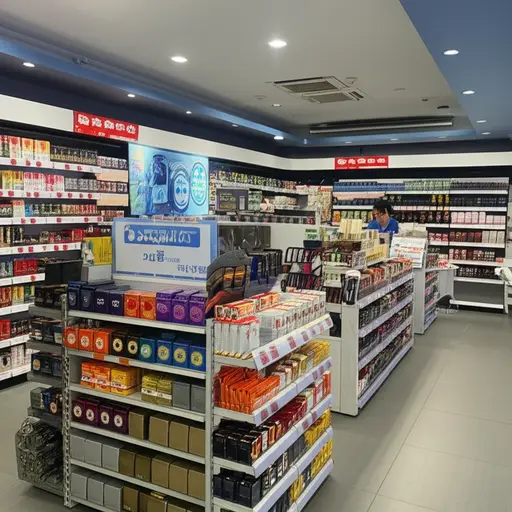 这家商店出售各种品牌的烟草。