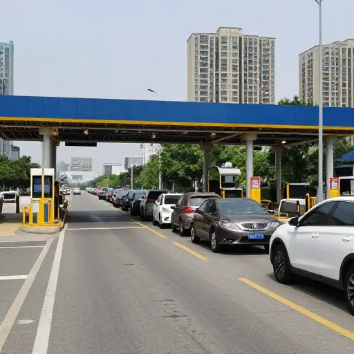 政府正在考虑征收道路通行费以减少交通拥堵。