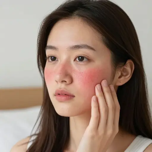 我的皮肤非常敏感，容易受损。
