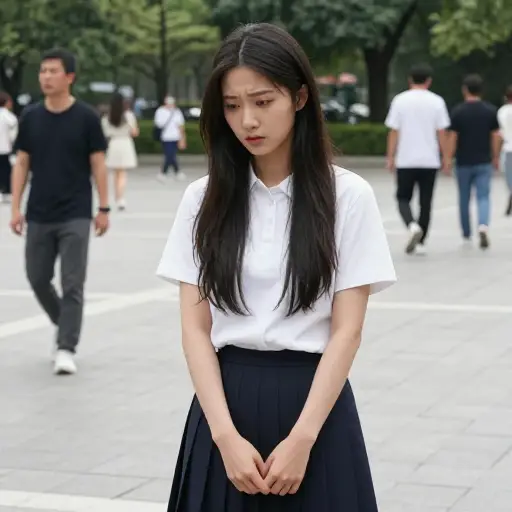 她太在意别人的眼光，不敢在公众场合跳舞。