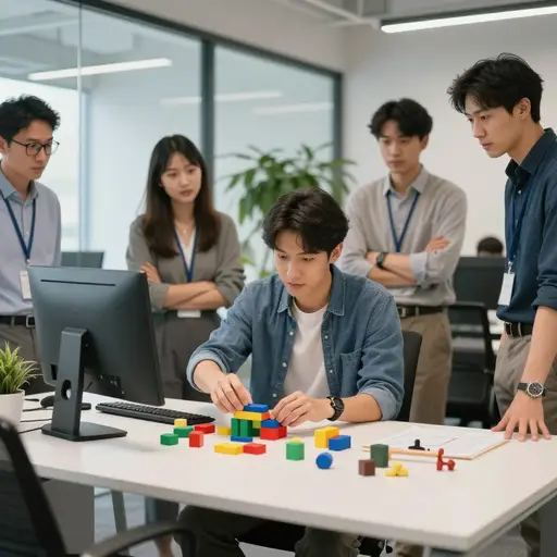 他非常规的解决问题的方法使他成为这家创新科技公司的宝贵资产。
