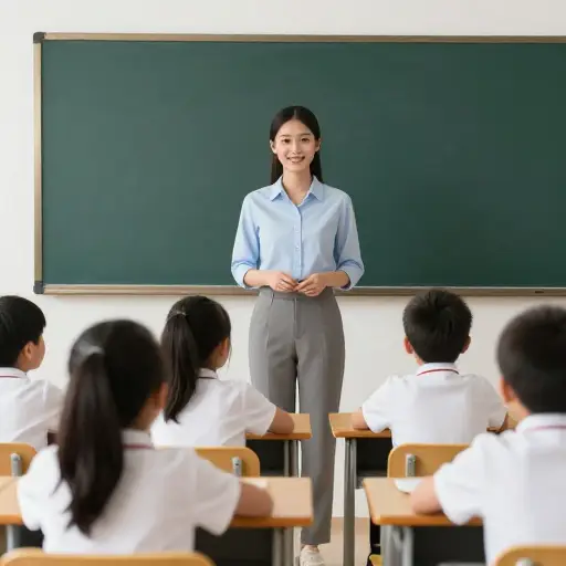 她职业生涯的早期是在一所小学任教。