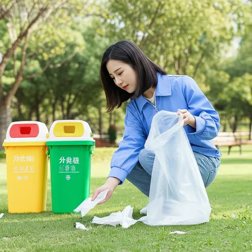 她对环保问题非常关注。