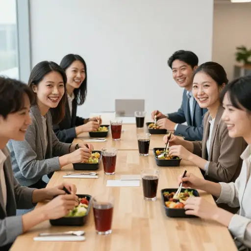 午饭时我们经常聊周末计划。