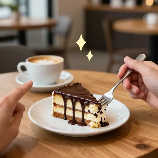 你非得尝尝这个蛋糕，它太美味了！