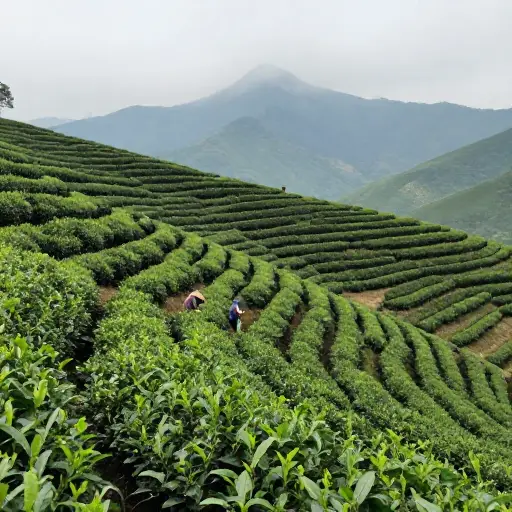 茶叶一直是这个山区的主要经济作物。