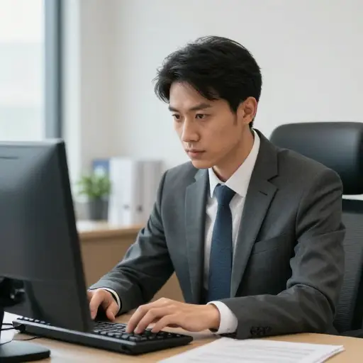 我不会说他很出色，但他在工作上很能干。