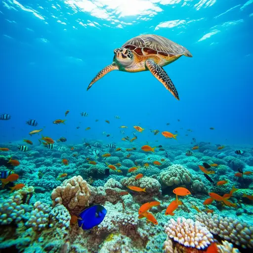海洋生物多样性对于维持生态平衡至关重要。