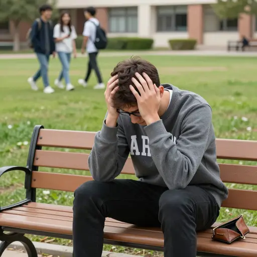 那个稚嫩的大一新生被说服将自己全部的积蓄投进了一个陌生人运营的可疑商业项目里。
