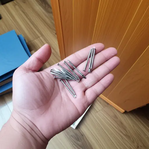 我需要一些钉子来固定这个书架。