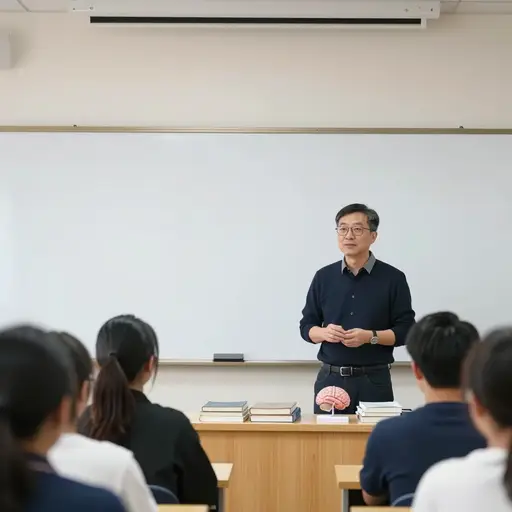 他是一位心理学讲师。