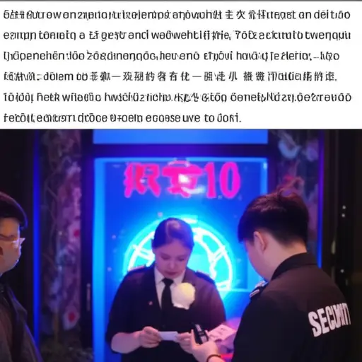 夜店门口的保安检查了我的身份证才让我进去。