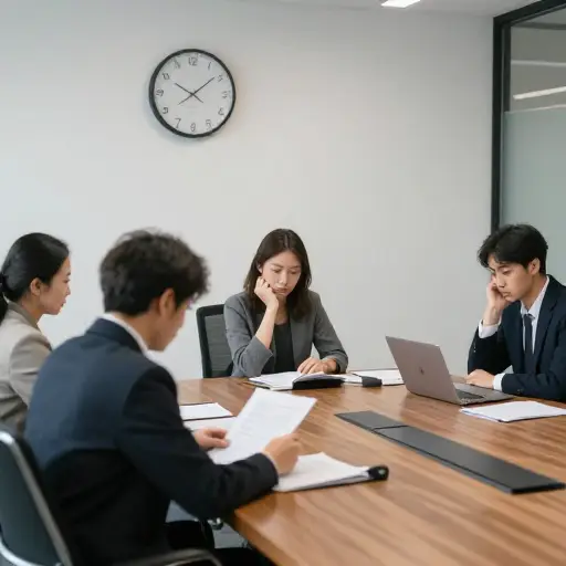 会议开始得很慢。