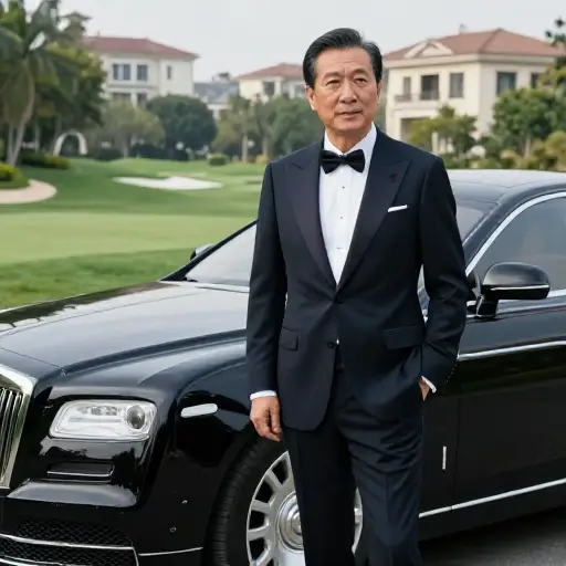 该豪华汽车品牌的目标人群是50岁以上的富裕人士。