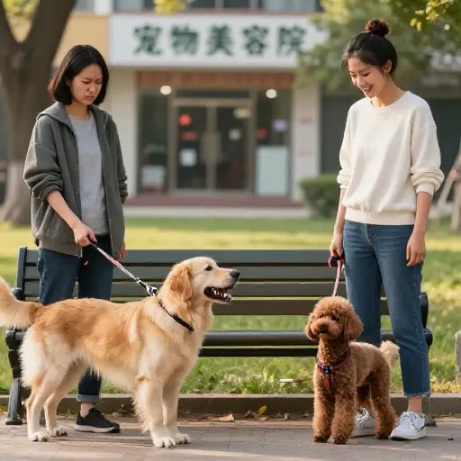 你的狗没有我的狗友好。