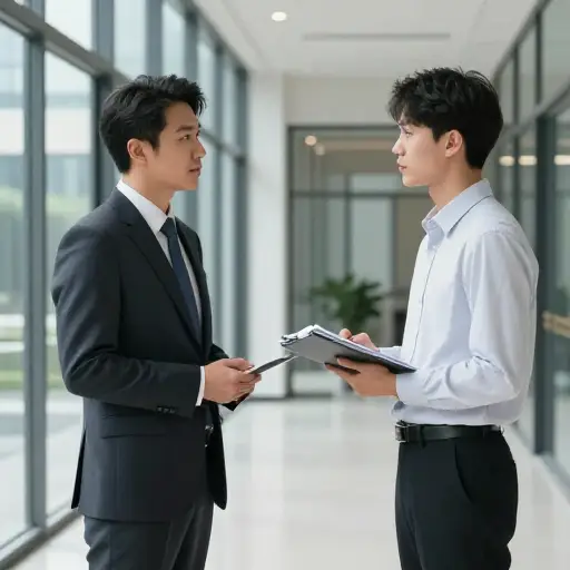 我老板决定是时候让我在办公室外为他翻译了。
