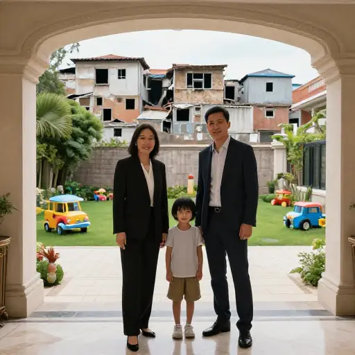 富裕家庭常常保护孩子，不让他们接触贫困和艰辛。