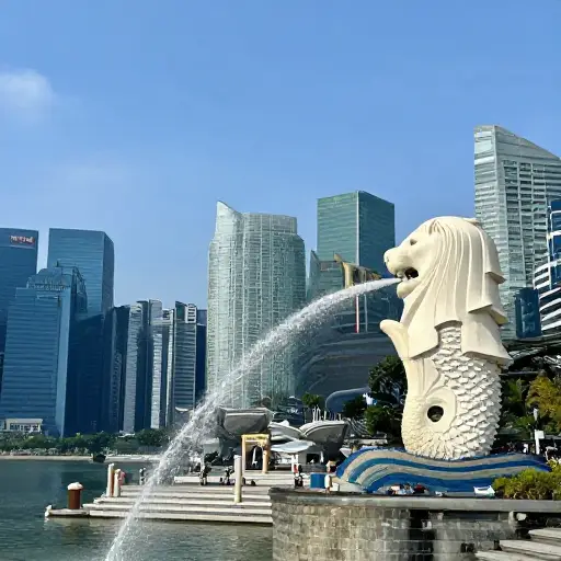 在所有我喜欢参观的地方中，新加坡城尤其令我珍视。