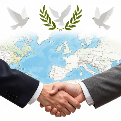 为了寻求保护，这个小国与一个强大的盟友结成了联盟。