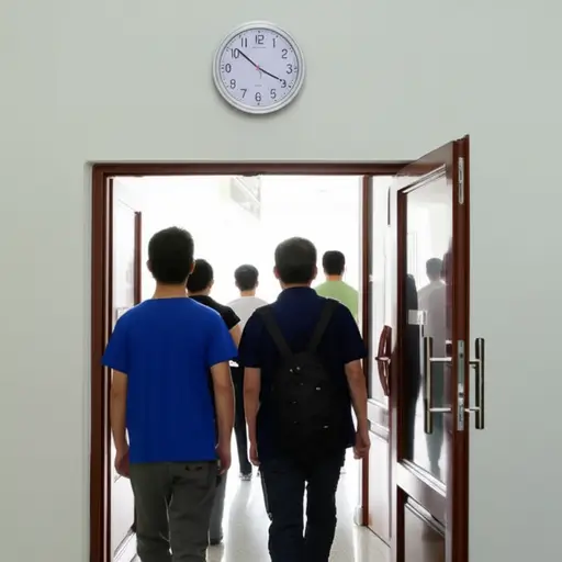 我们将在七点三刻出发。