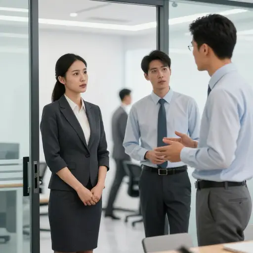 直到第一天上班，才有人告诉她政策变更的事。