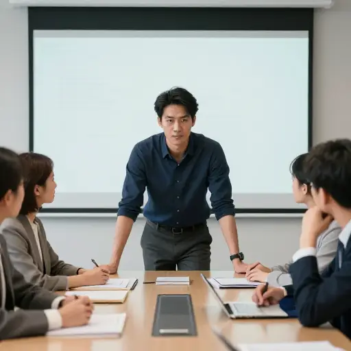 他拒绝让别人发言，并且主导着每一次会议。