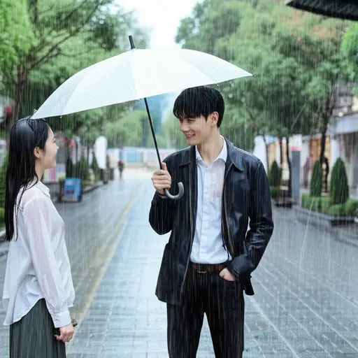 我非常感谢你借给我雨伞。