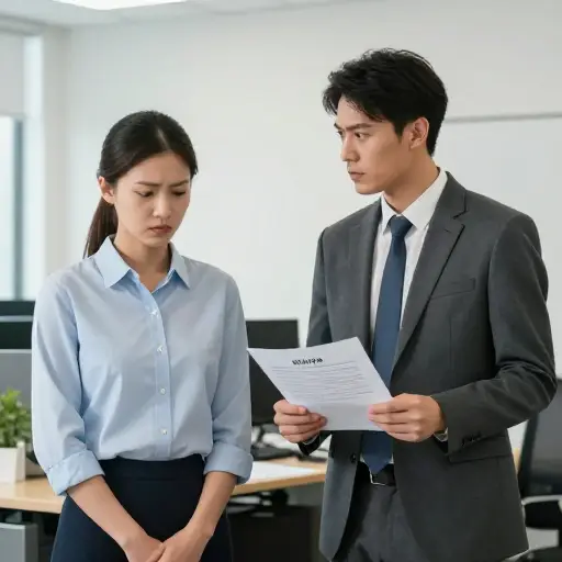 我的老板只给了我一个警告，没有因为迟到而惩罚我。