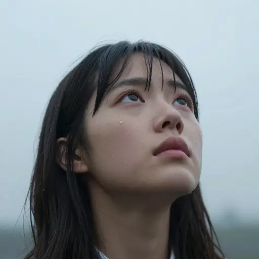 我以为我感觉到了一滴雨。