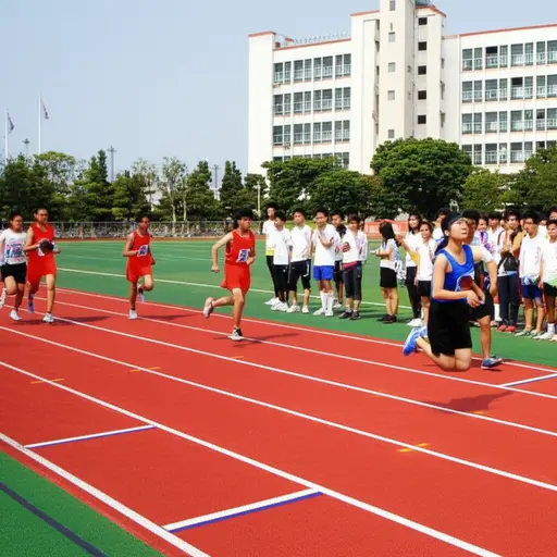 学校每年都会组织各种体育比赛，吸引很多学生参加。