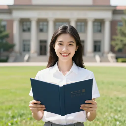 大学授予了她全额奖学金。