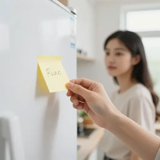 我们怎样才能确保她看到便条？