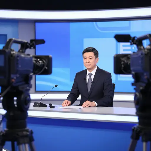 那是他作为总统首次在电视上亮相。