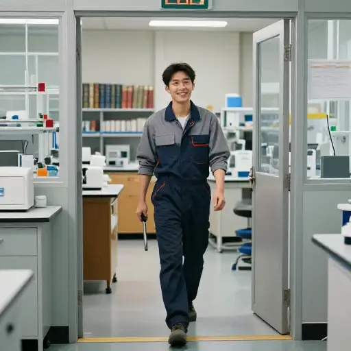 尽管他有学术能力，但他更喜欢实践工作。
