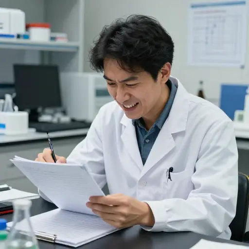 为了追求科学上的名誉，他不惜一切代价，即使这意味着歪曲事实。