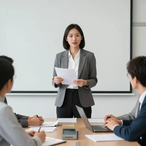 她了解她在说什么，因为她在该领域有丰富的经验。