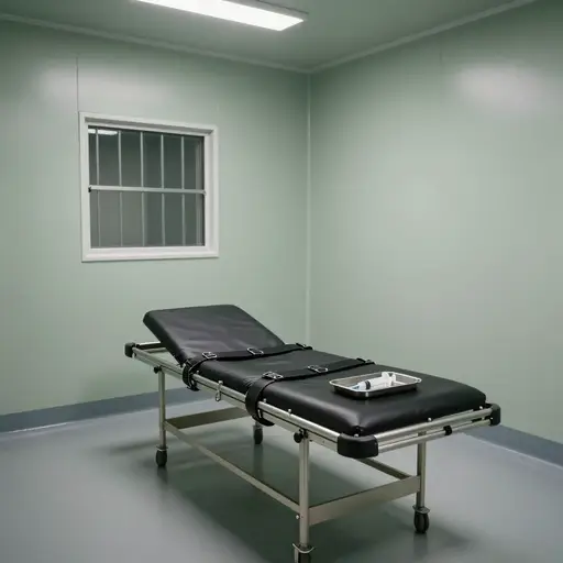 囚犯通过致命注射被执行死刑。