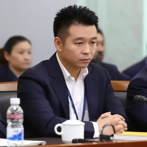 他看起来对这次会议很感兴趣。