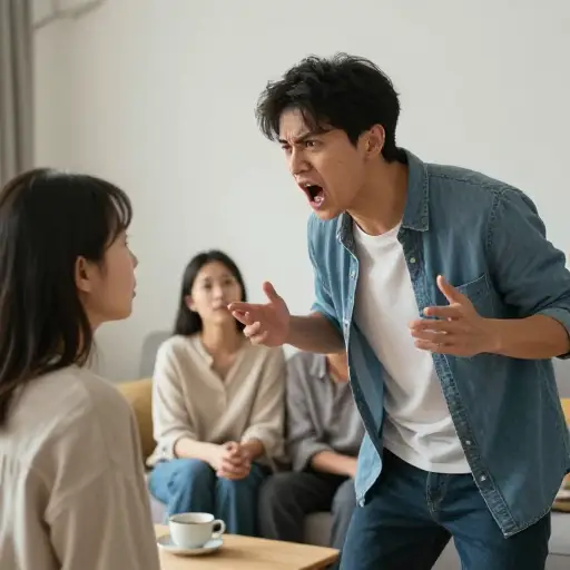 在这些时候，我会毫无理由地对他大喊大叫，我的家人开始怀疑我是否完全精神正常。