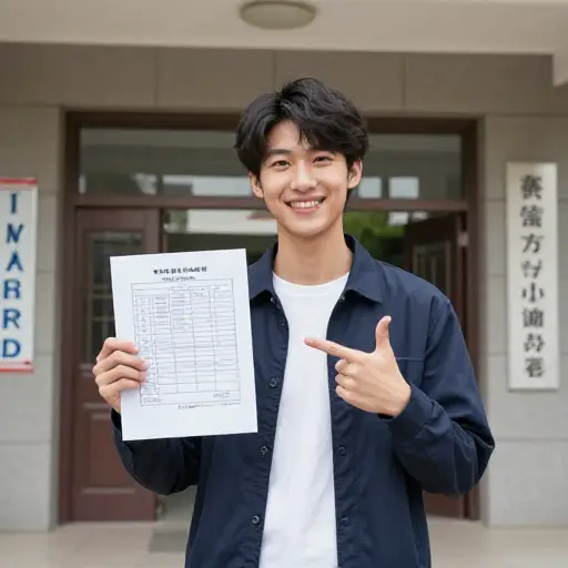他以优异的成绩通过了入学考试。