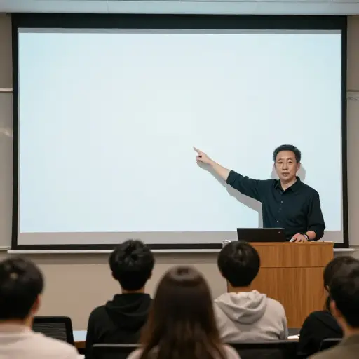 演讲者在演示中强调了关键点。