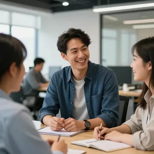 他随和的性格使他在工作中很受欢迎。