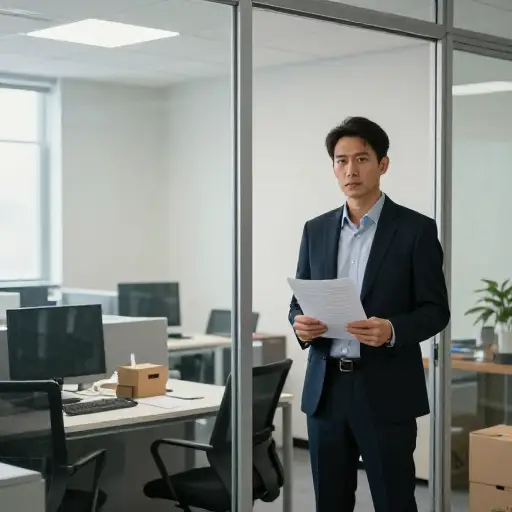 由于业绩下滑，经理被迫裁掉了整个部门。