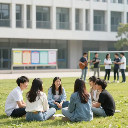 与琼斯夫人的指控相反，我们学院的考试成绩是一流的，此外，还组织了极其多样化的社交活动。