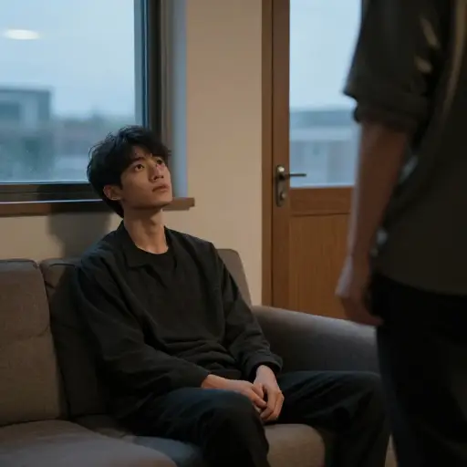 你能留下来陪我一会儿吗？