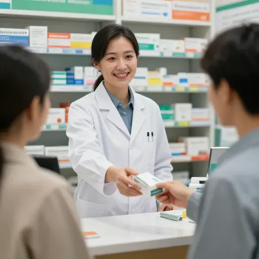 药剂师给了我一些药。