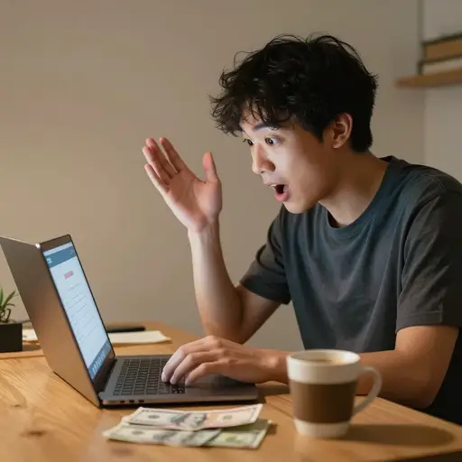 蒂姆被骗以为他赢了很多钱。