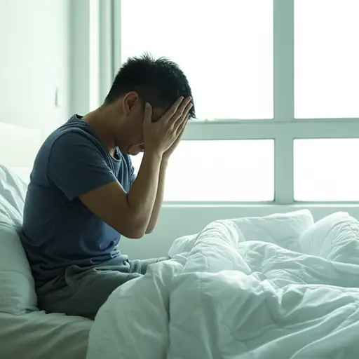 我昨晚睡得不好，所以今天早上感觉最累。