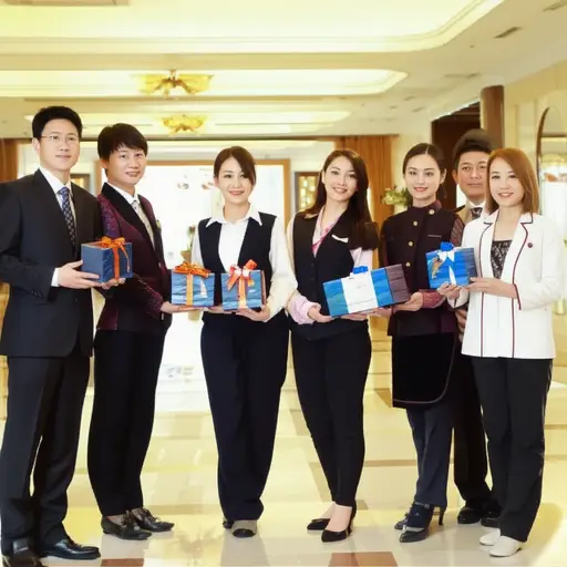 每位客人都收到了一份小礼物。
